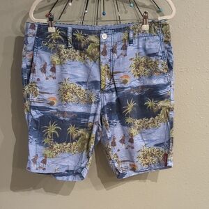 Tommy Bahama Relax Hawaii Tropical Palm Trees Hula Printed Men's Shorts 34
